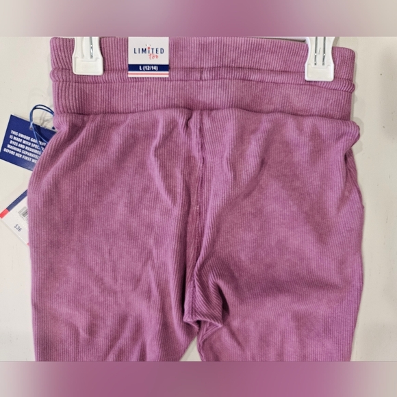 Limited Too Mauve Lounge Flare Pants. Girls Y2K. NWT - Picture 7 of 8